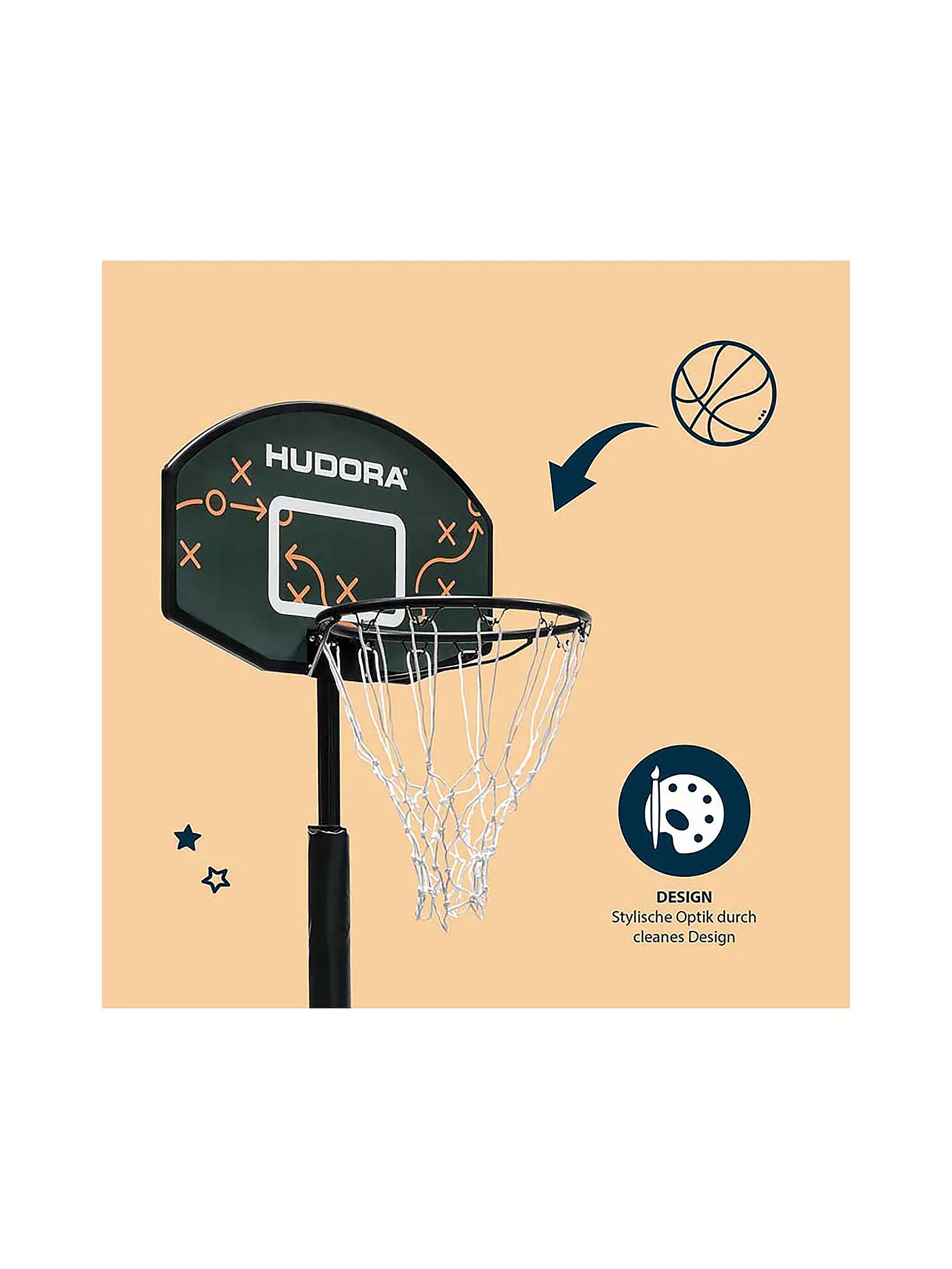 HUDORA | Basketballständer Playoff 205 | 